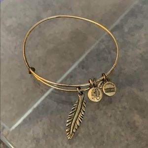Alex and Ani feather bracelet